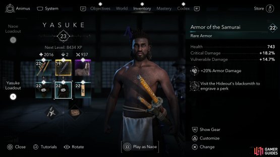 You can also hide your helmet and/or armor, if you wish.