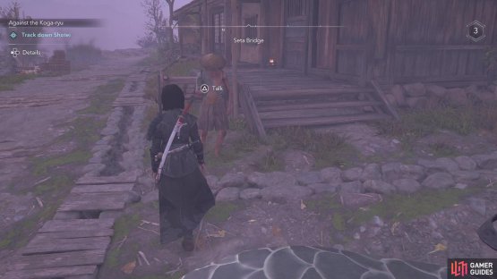 You will be able to talk to/eavesdrop on specific people while tracking down Shotei.