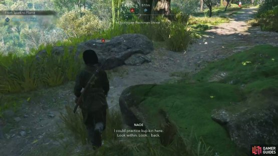 Interact with these spots to trigger a minigame.
