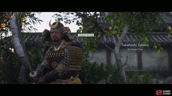 Saburo can be found near the Asukai Clan Domain too.Saburo wears armor and brandishes a powerful weapon.
