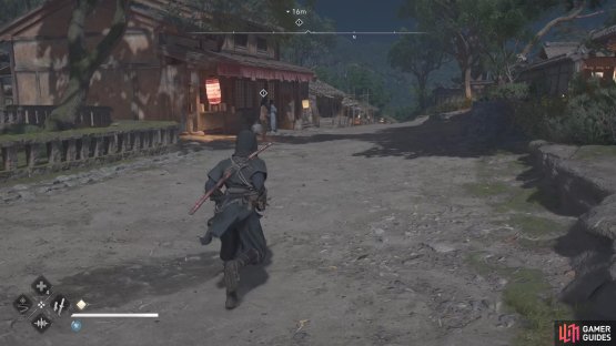 The lady who gives you the quest will be right next to the Ornament Vendor.