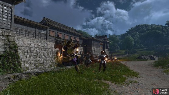 Crescent Strike will have Yasuke leap in the air, performing a wide sweeping attack.