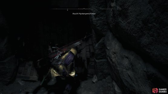 Run into the door to barge it down.