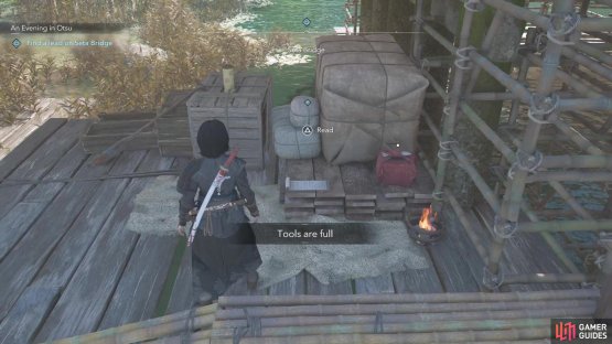 There is a letter to be found at the construction area, detailing the upcoming duel.