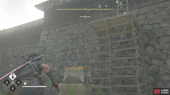 The best entry point is at the northern end, since there&rsquo;s some scaffolding to climb.