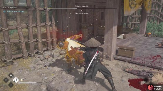 Wait until he uses his combos to parry them and make him vulnerable.