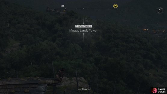 to find the Muggy Lands Viewpoint.