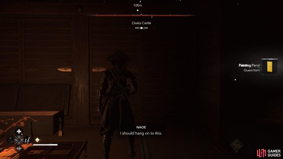 to find the Kano Painting in the middle of the building.