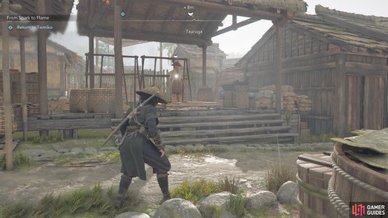 This one has you go to the northern end, to the town of Tsurugi in the Sotomo Gate sub-region.