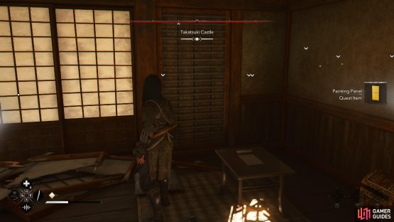 to find the Kano Painting sitting in the corner of the building.