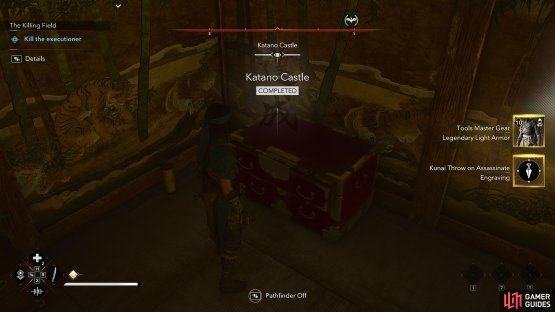 Katano Castle Legendary Chest location
