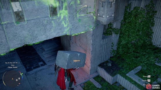then quickly place the Abyss Fragments under the wall to prevent it from lowering.