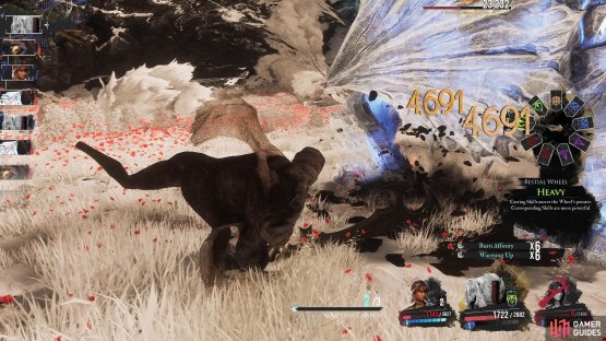 Chevaliere Combo is a six-hit attack that gains increased damage when used during a Balanced Mask.