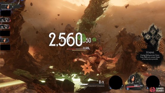 Crustal Crush hits the enemy five times, causing Break with each hit.