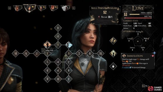 and one skill point - both can be refunded by expending a Recoat.