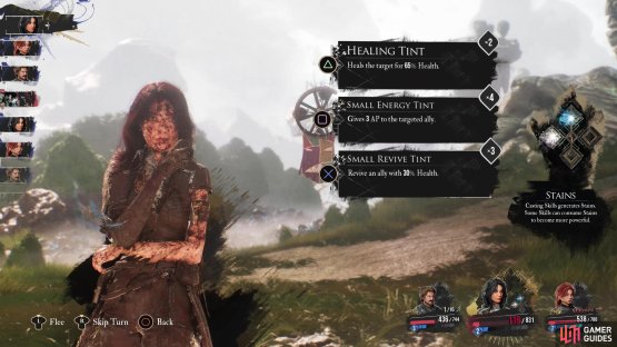 Healing Tints function as your standard healing potion,