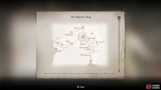 To prove yourself, you&rsquo;ll need to visit a wayshrine to each of the Nine Divines.