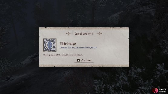 As you move away from them, the quest will update and you can move onto the next one.