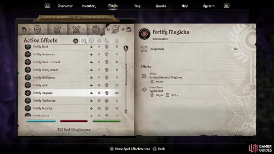Using an Ayleid Well will restore 400 Magicka and give you a long-lasting buff that increases your Magicka by 50 points.