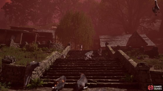 The final plague is all Sheogorath - merely go to the indicated spot and the Daedric Prince will make it rain&hellip; dogs?