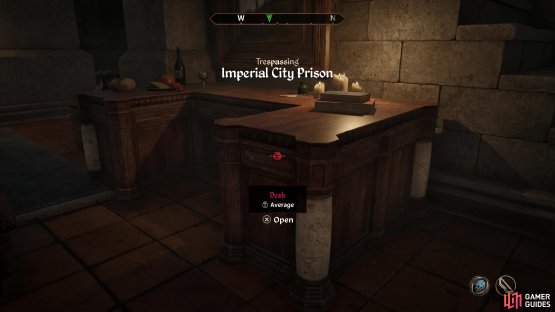 then take his finger and leave it in the desk of his successor at the Imperial City Prison.