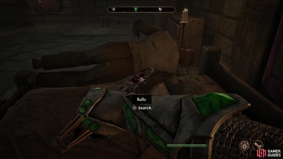 Kill Rufio in the basement of the Inn of Ill Omen,