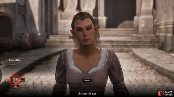 If an NPC can train you, they&rsquo;ll have a button you can select to bring up the training window.