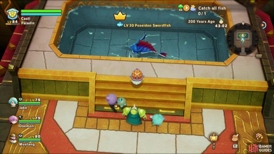 which you can catch at the end of the Treasure Grove.