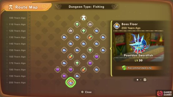 Plant Treasure Groves until you find one with a Poseidon Swordfish boss,