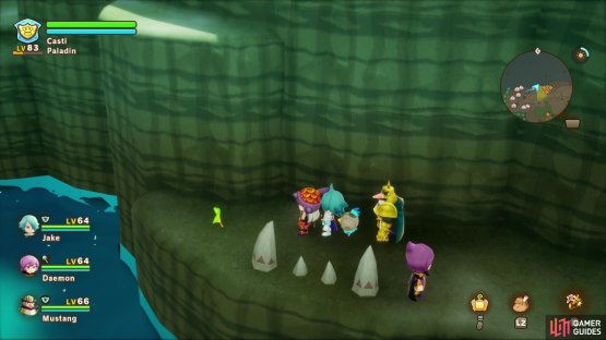 Search a ledge by the sea along the northwestern edge of Crickneck Canyon to find this Leafe.