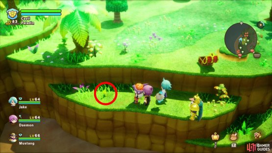 Find this Leafe on a grassy ledge overlooking the beach southwest of Googlonardo&rsquo;s Tower.