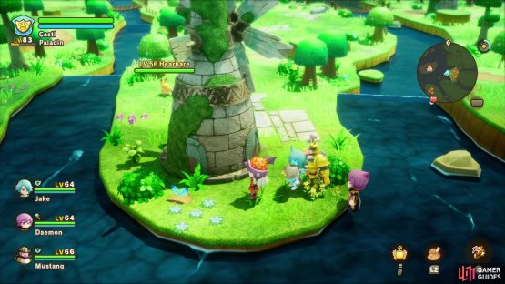 Search near the lake between the two northernmost rivers to find this Leafe hiding behind a windmill.