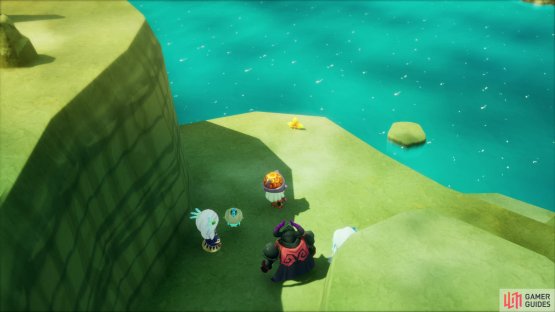Search the southwestern edge of the region to find this Leafe, southwest of a campfire, north of the Great Nayvel Cave.