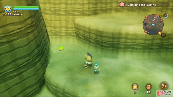 Atop the highest peak on the southeastern edge of the region you&rsquo;ll find Fan&rsquo;ni Shrine. This Leafe is on a ledge east of Fan&rsquo;ni Shrine.