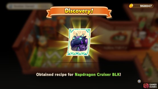 Turn in Slates with Edward to find the Napdragon Cruiser BLK Mount recipe.