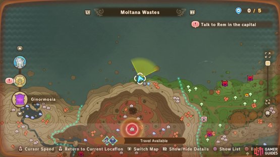 The recipe for the Sword of Time is in the Moltana Wastes region.