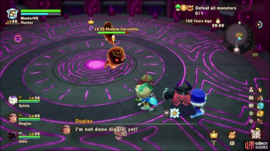 Make it to the end of a complete dungeon to face off against a boss.