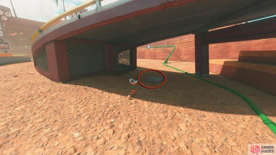 Go around the rising road and you&rsquo;ll find the panel underneath it.
