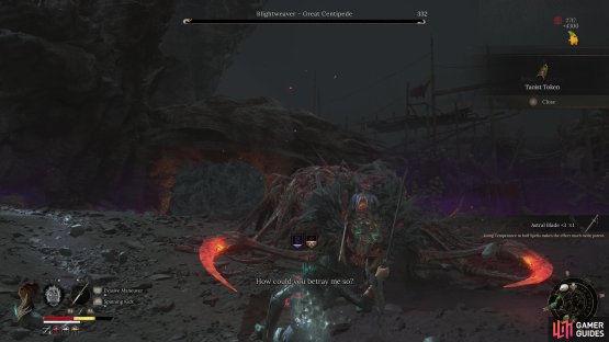 Defeating the centipede will get you arguably the best magic-based weapon in the game.
