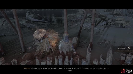 Return after defeating the boss at Bai Mansion to obtain this axe.