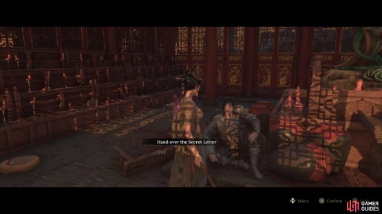 Then speak to Li Dango twice at Antechamber and hand it over.