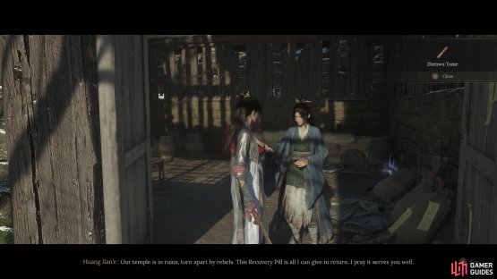 You&rsquo;ll find Huang Jian&rsquo;e again, who will hand over the Zhenwu Tome.