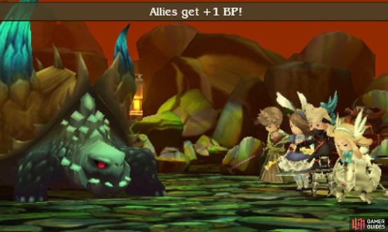 During a Brave Attack, your characters begin the battle with 1 BP each; fantastic for unleashing multiple hits from the onset.