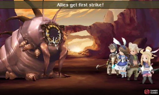 Pay attention for special effects at the start of battle, as these can very easily influence the flow of battle.