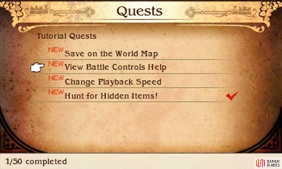 Tutorial Quests are great because you can learn the game mechanics AND get rewarded at the same time!