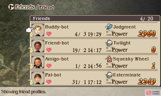 AI Friends scale with your story progress and rarely have many new abilities for you to use.