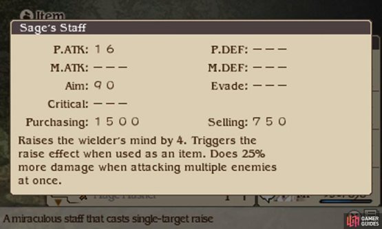 The Sage&rsquo;s Staff isn&rsquo;t amazing by itself, but it easily slays undead legions if used properly.