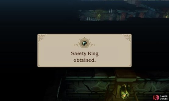 The Safety Ring protects against instant-death attacks, not actual death. So it doesn’t quite make your character invincible, but it’s still awesome!