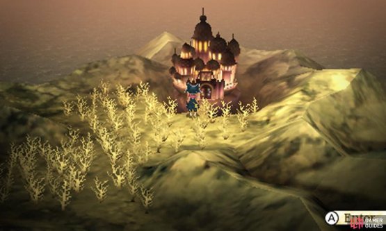 Annoyingly you can&rsquo;t fly and land next to Vampire Castle due to the trees blocking the way.