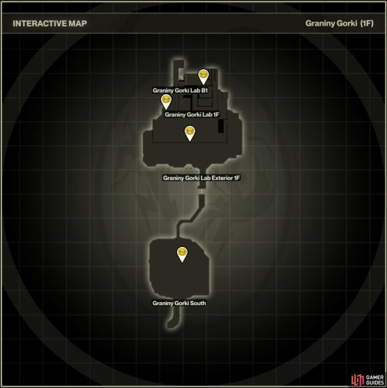 The GA-KO found on the Graniny Gorki 1F map,